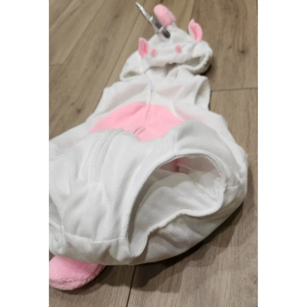Carters Toddler Girls 24M Plush Unicorn Fleece Halloween Costume Hooded Zip Up
